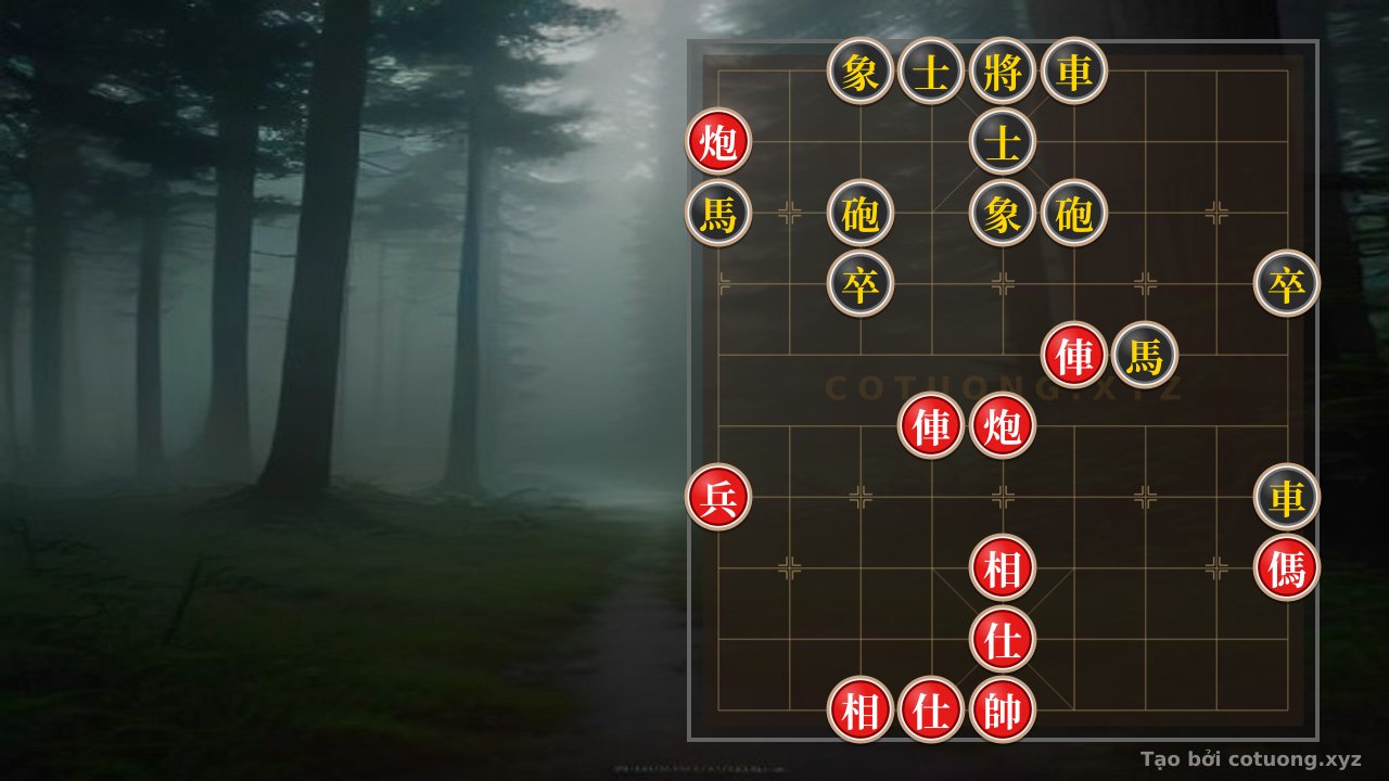 Thế cờ: Optimal Defense Strategy for Black in Online Xiangqi (Chinese Chess) – Shortest Trick to Beat — Cờ Tướng Online