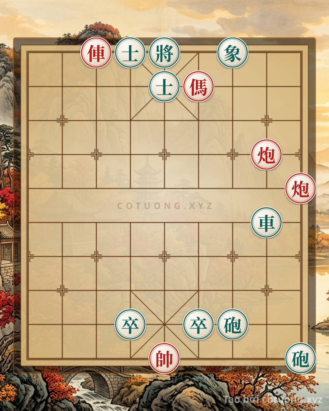 Challenge: Xiangqi Strategy: Red Chariot vs Black Horse on File 8 Rank 5 - Can you solve it?