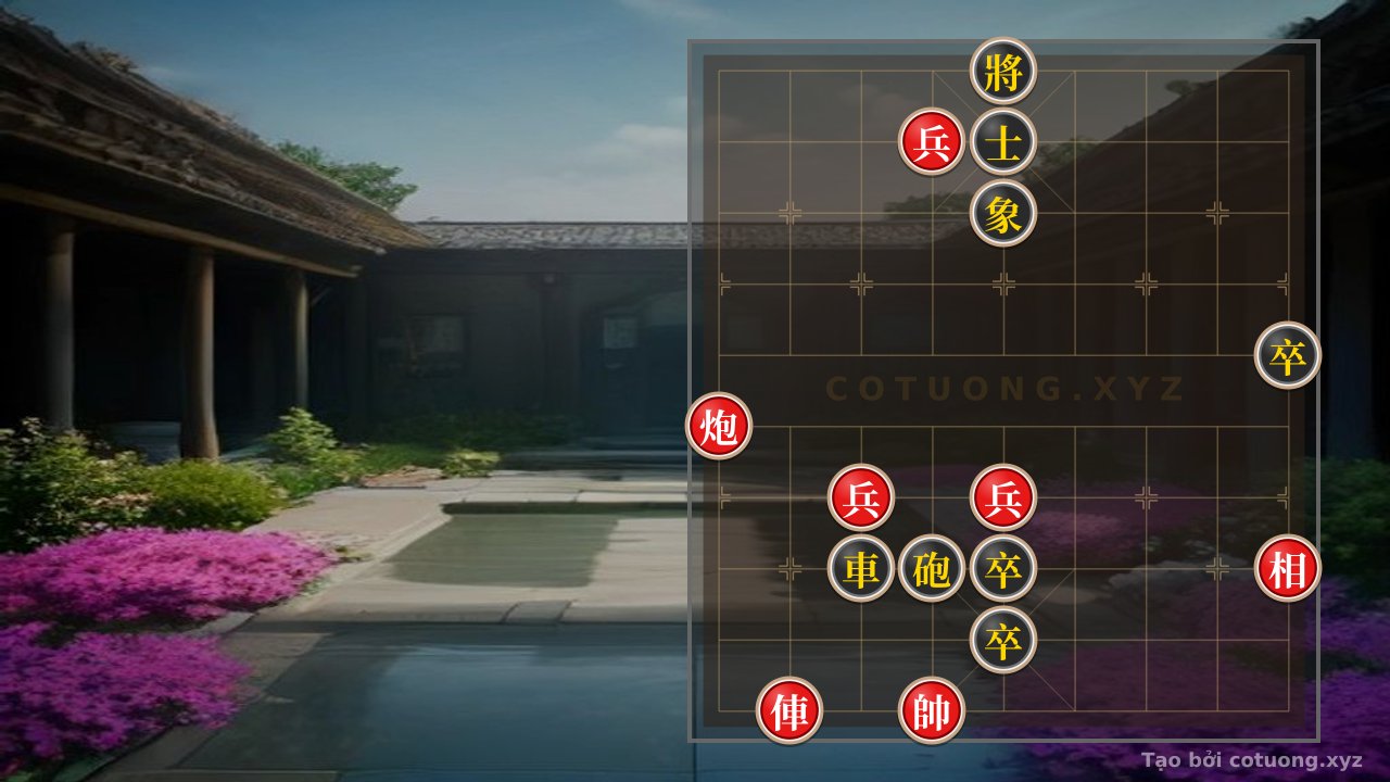 Thế cờ: Red Fire Chessboard: The Decisive Battle Where the Single Pawn Determines the Fate of the General — Cờ Tướng Online