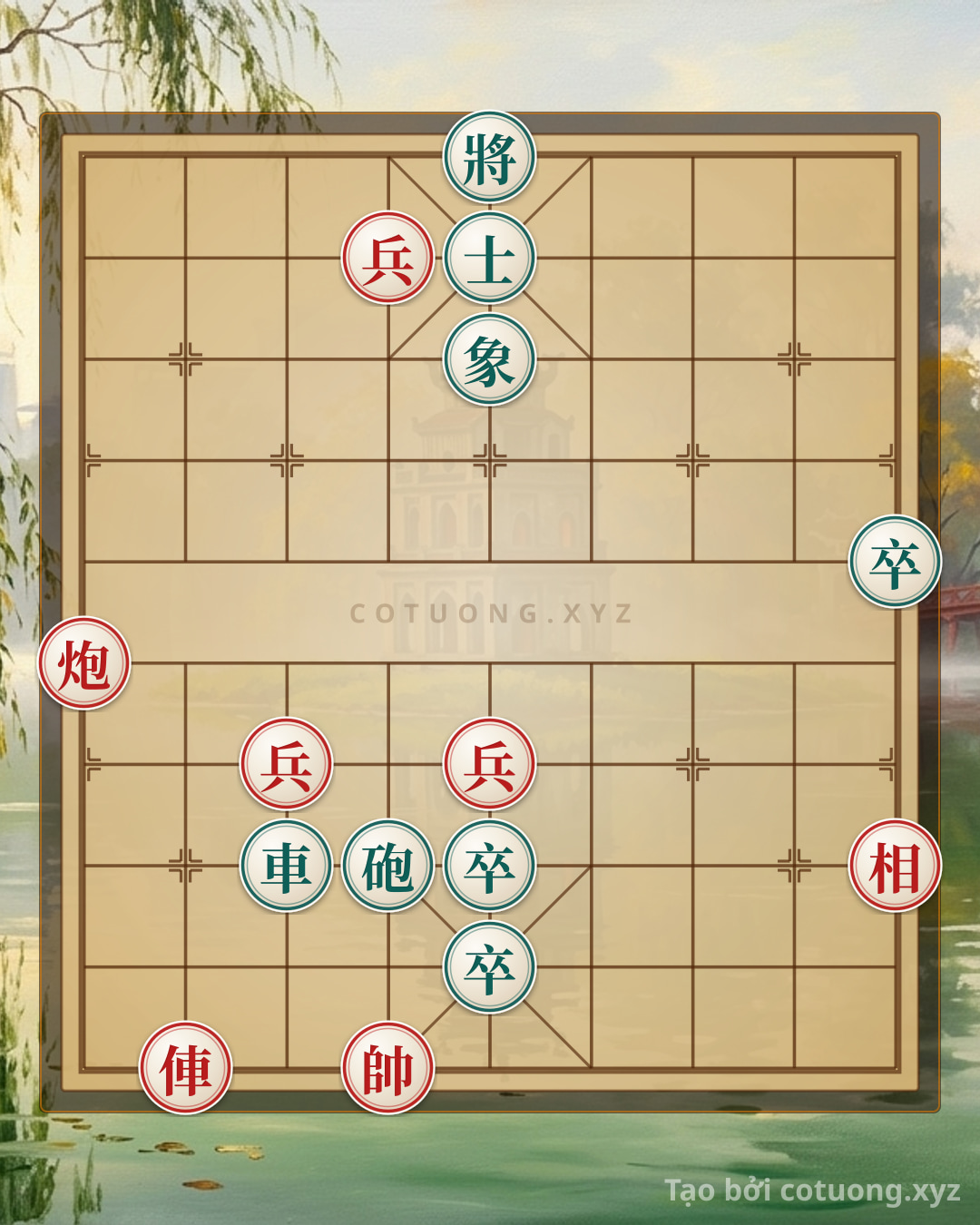 Challenge: Red Fire Chessboard: The Decisive Battle Where the Single Pawn Determines the Fate of the General - Can you solve it?