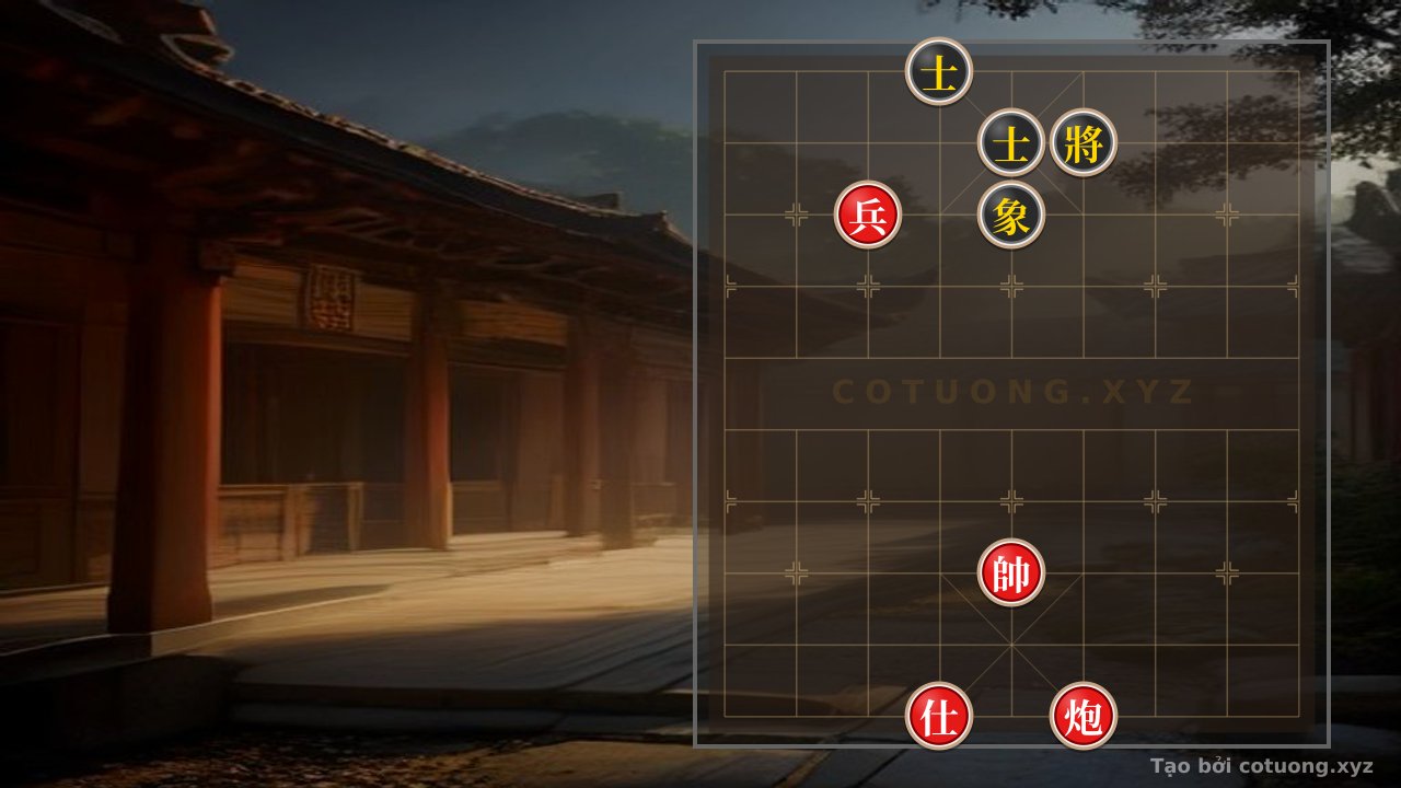 Thế cờ: Super Difficult Xiangqi: Red Cannon Blocked, Black Advisor Strikes - Core Solution Analysis — Cờ Tướng Online