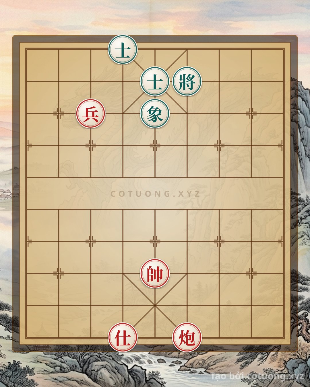 Challenge: Super Difficult Xiangqi: Red Cannon Blocked, Black Advisor Strikes - Core Solution Analysis - Can you solve it?