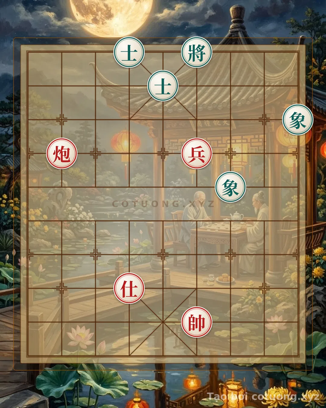 Thế cờ: The Miraculous Counterattack Strategy in Xiangqi: The Red Cannon's Lone Battle — Cờ Tướng Online