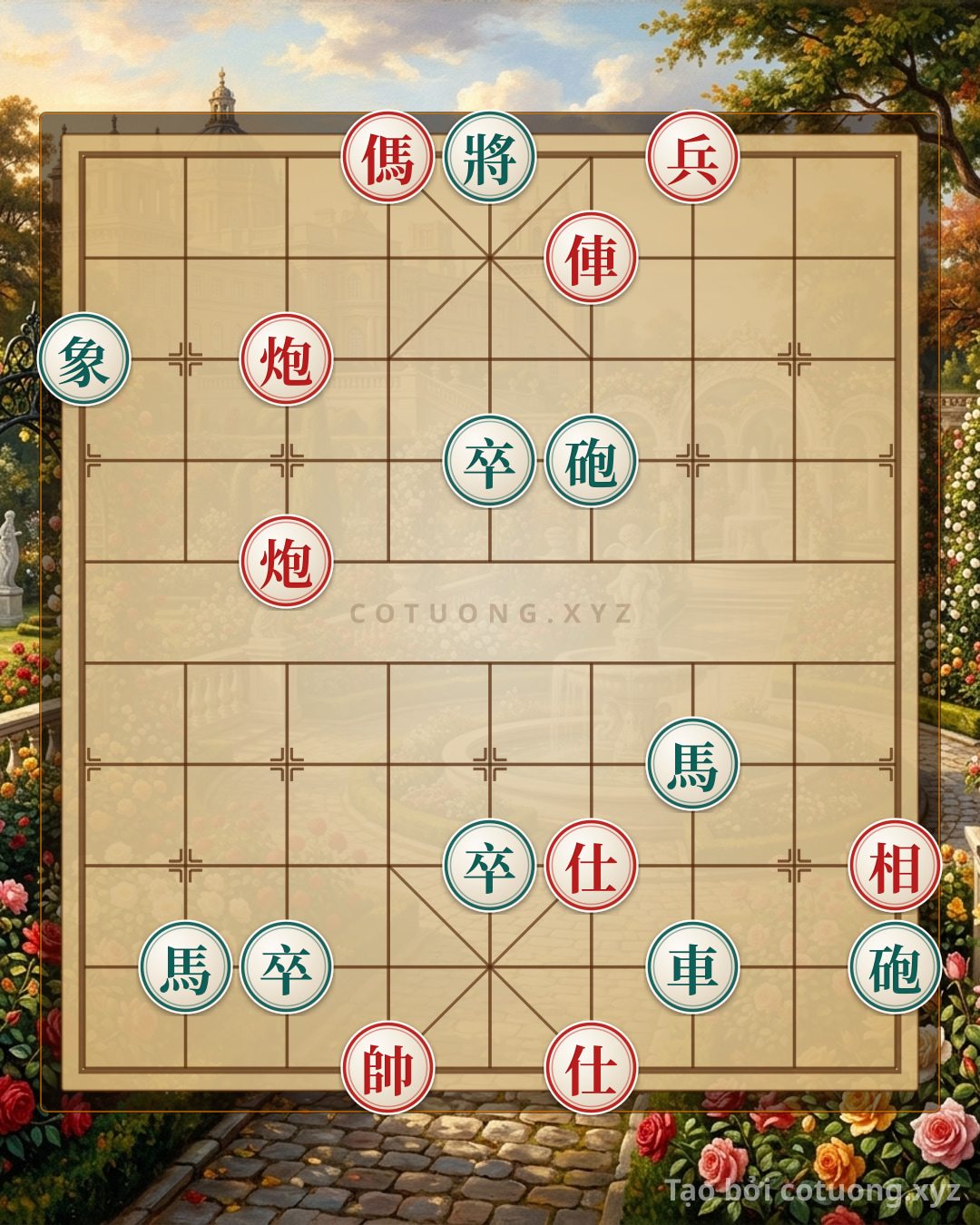 Challenge: How to Read Xiangqi (Chinese Chess) Board - Analyzing the 5/10 Formation with Direct Attack - Can you solve it?