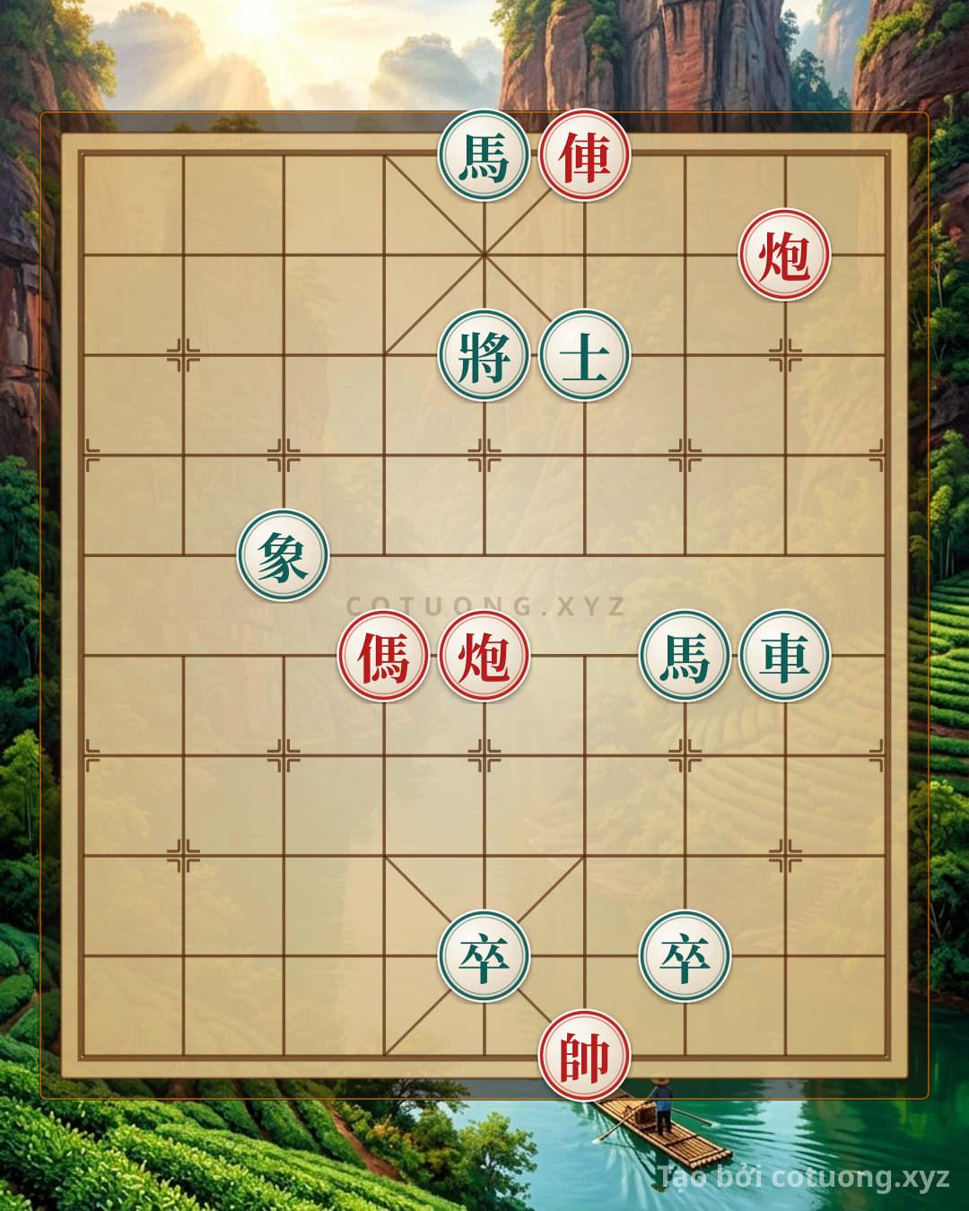 Challenge: Classic Counterattack Tips: Double Rook Cannon Horse Defeats Twin Horses in Position #7b00 - Can you solve it?
