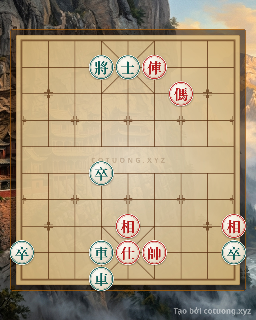 Challenge: Xiangqi: Evaluating the 'Black Chariot Rush' Position - Historical Tactical Insights - Can you solve it?