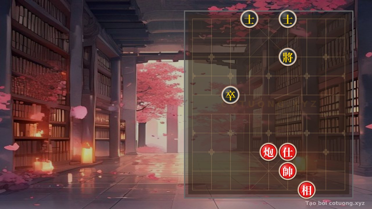 Thế cờ: Unique Position: Red Cannon Seeks Decisive Attack — Cờ Tướng Online