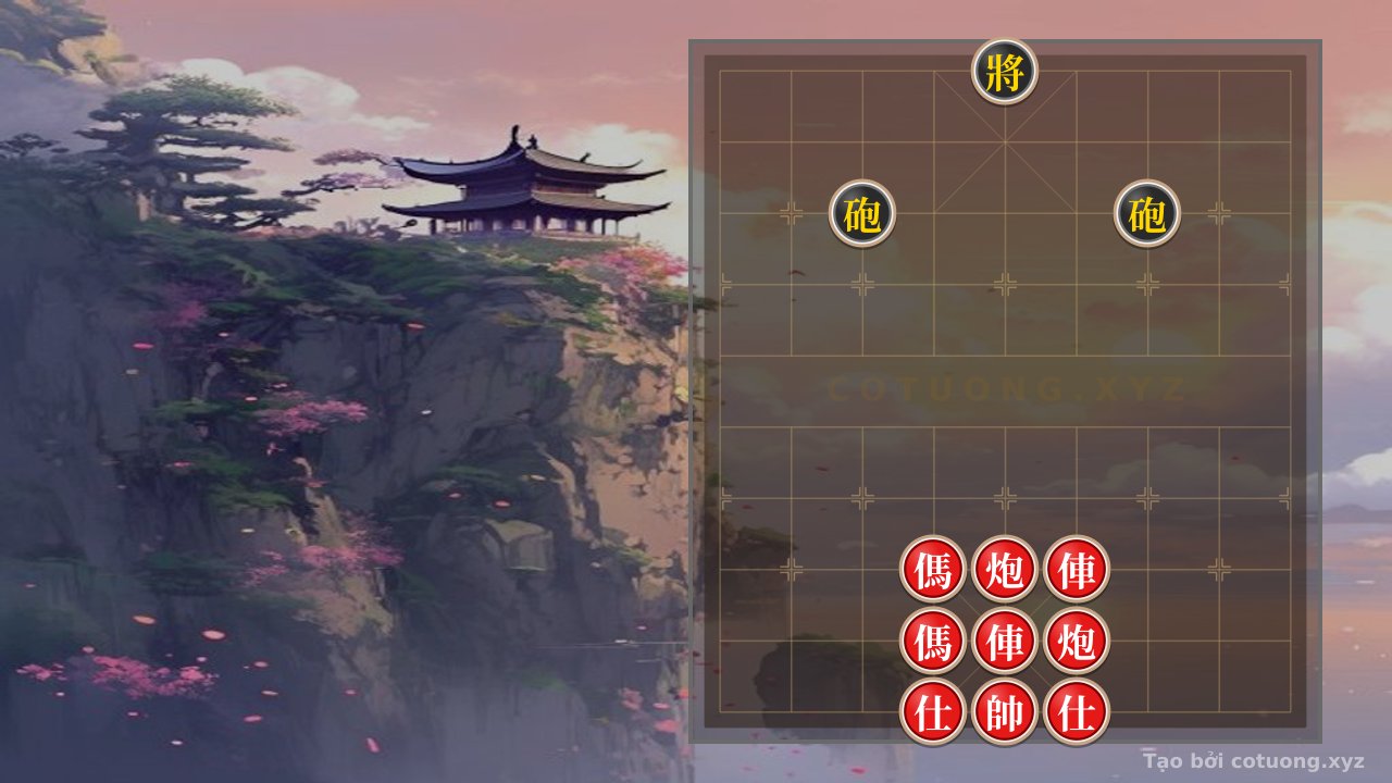 Thế cờ: Red Opening Strategy: Rook 4th Rank 6 - Breaking Black's Formation in 3 Moves — Cờ Tướng Online