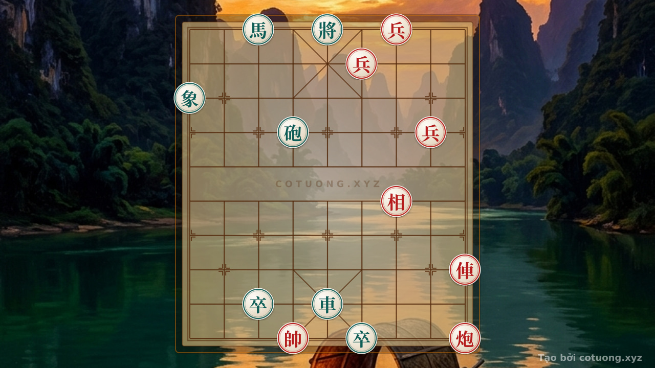 Thế cờ: Xiangqi: Defensive Tactics When Opponent Has Rook and Cannon — Cờ Tướng Online