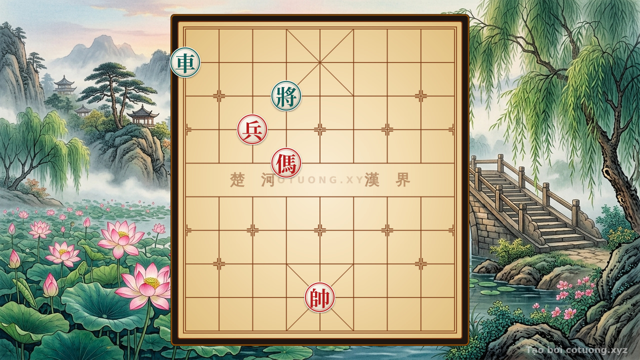 Thế cờ: Masterful Counterattack: Decoding the Deceptive Tactics from the Dangerous King and Rook Distance Opening — Cờ Tướng Online