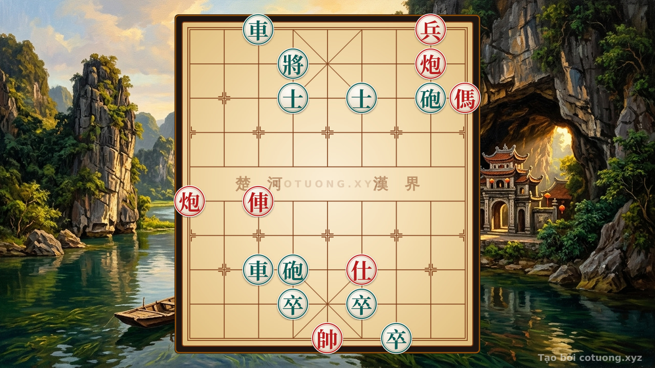 Thế cờ: Xiangqi: The Strategy of the Red Cannon and Red Chariot to Defeat Black in 10 Moves - The Technique of Xich Bi — Cờ Tướng Online