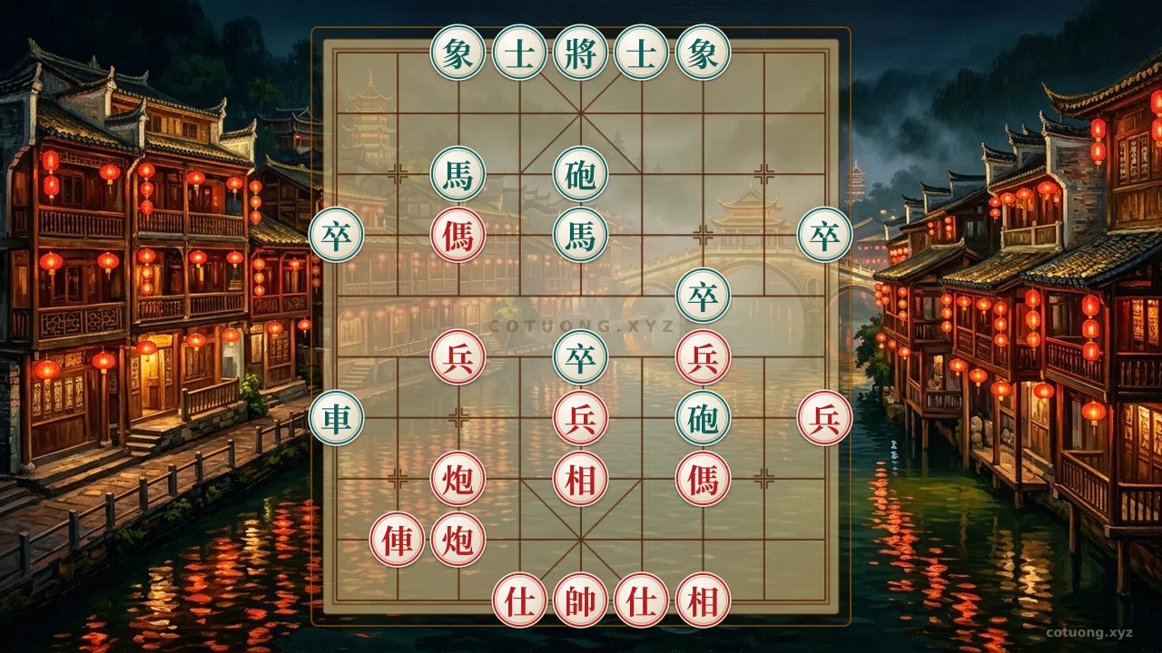 Challenge: Chariot File 8, Knight File 7, and Pawns besiege General File 5 - Can you solve it?
