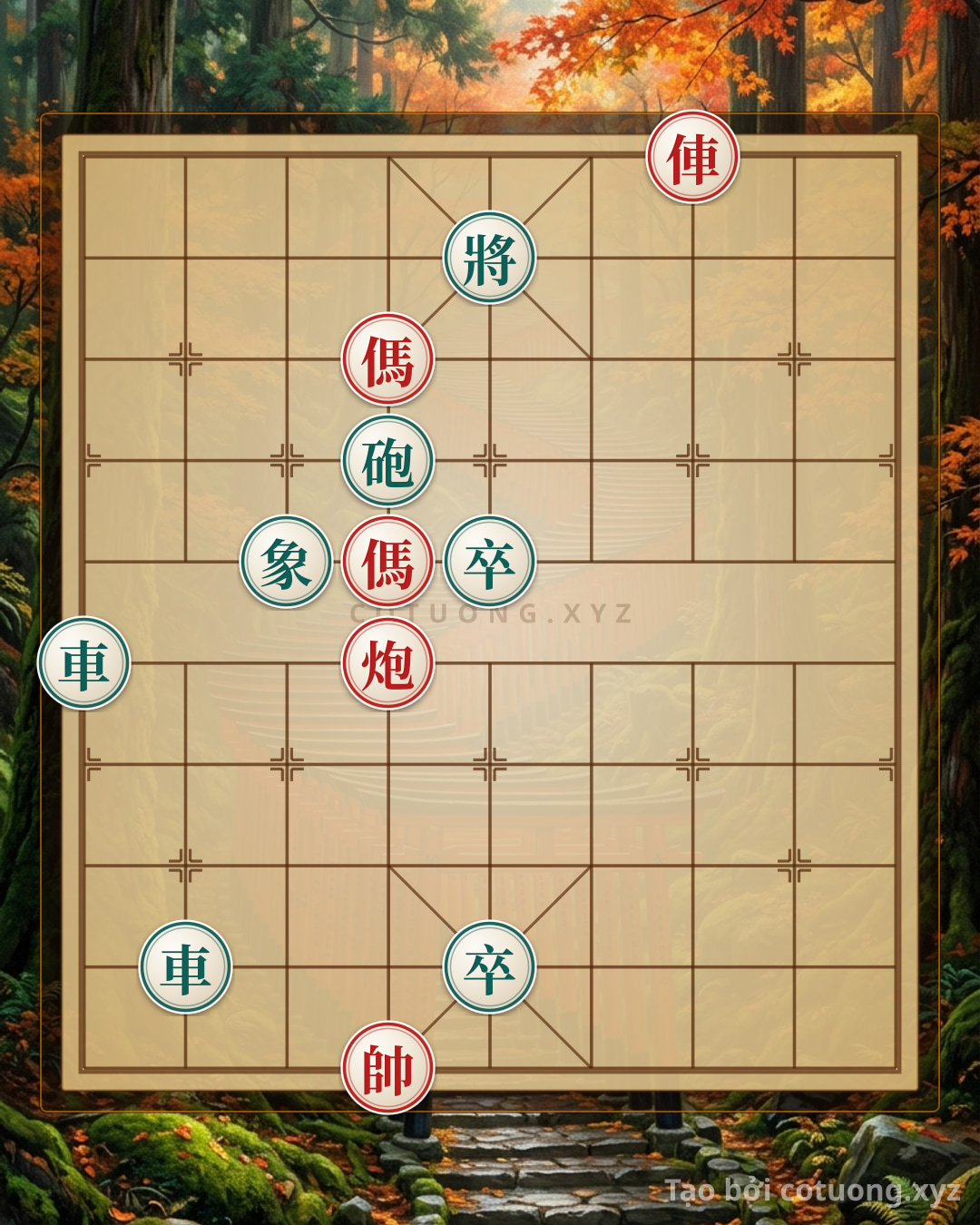 Challenge: Xiangqi Masterpiece: Red Chariot on 3rd File, 10th Rank - Tactical Annihilation - Can you solve it?