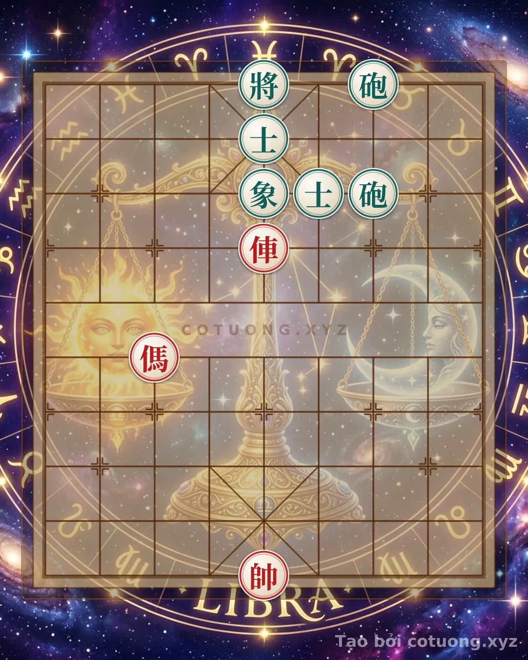 Thử Thách: Phong trào xe mã đâm thủng chốt: Đỏ bắt đầu cuộc chiến quyết liệt với thế trận hiểm nguy của Đen - Bạn có thể giải được?