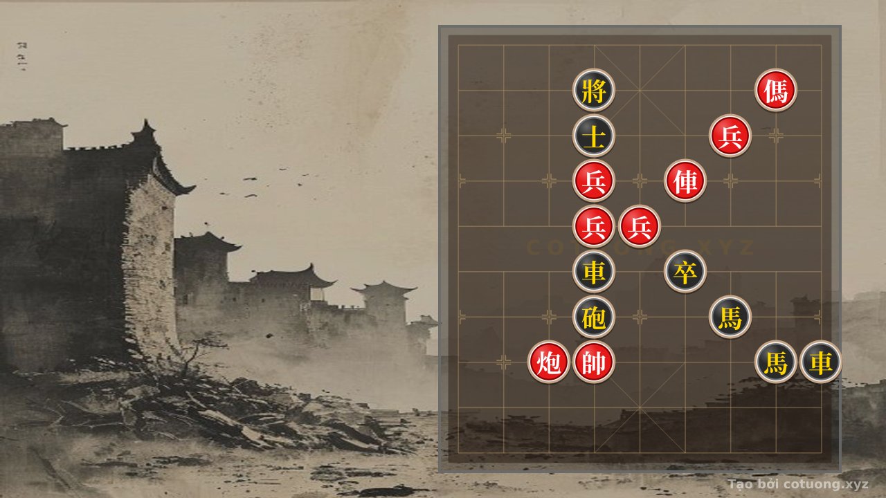 Thế cờ: The Hidden Endgame of Rook Cannon Horse 4 Pawns Head-to-Head Double Rook Cannon Horse: Where Every Move is a Frozen Poem — Cờ Tướng Online
