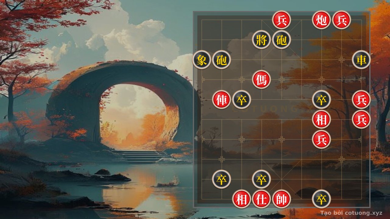 Thế cờ: Quick Checkmate Strategy for Red: Rook on File 8 Stabs Black's General — Cờ Tướng Online
