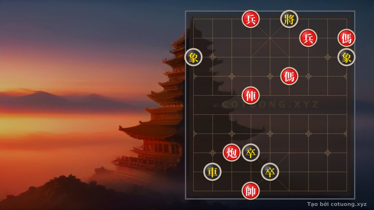 Thế cờ: Defense like 'Fortress Protection' - The Secret to Countering Red's Offensive in theChess Formation — Cờ Tướng Online