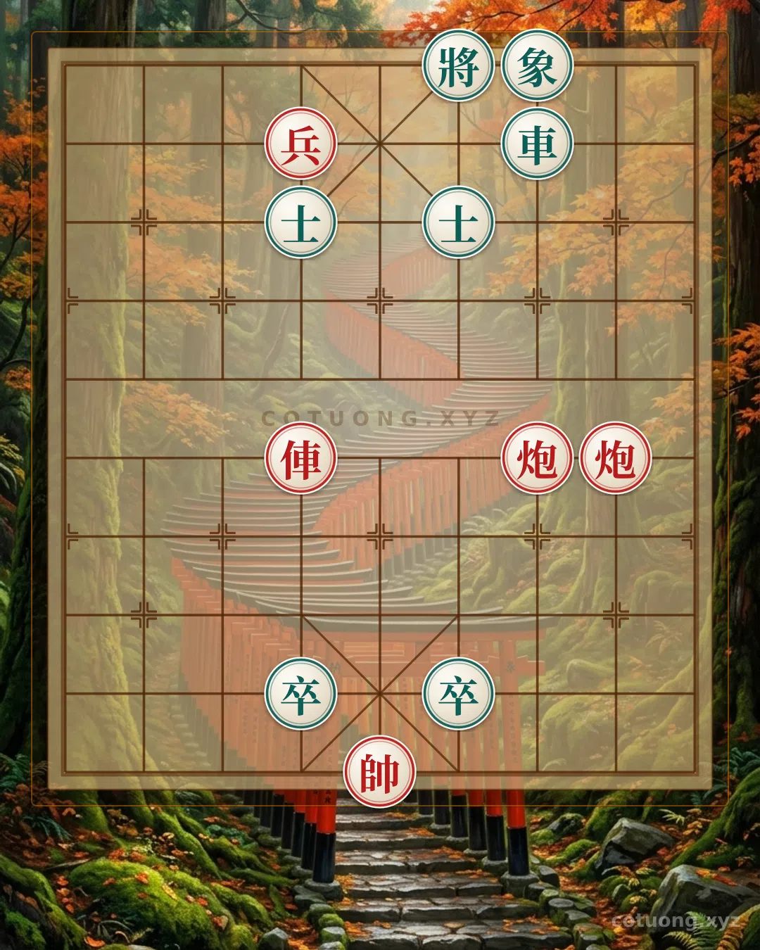 Challenge: Xiangqi: Red Must Be Cautious When Black's Rook Directly Threatens the 7th File - Can you solve it?