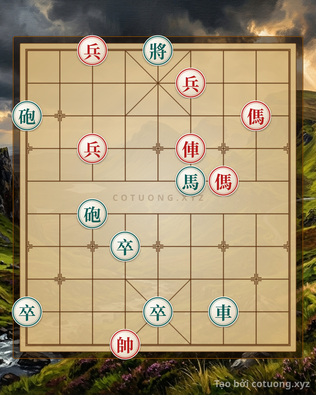 Challenge: Xiangqi: Defensive Strategies Against Double Red Horses - Can you solve it?