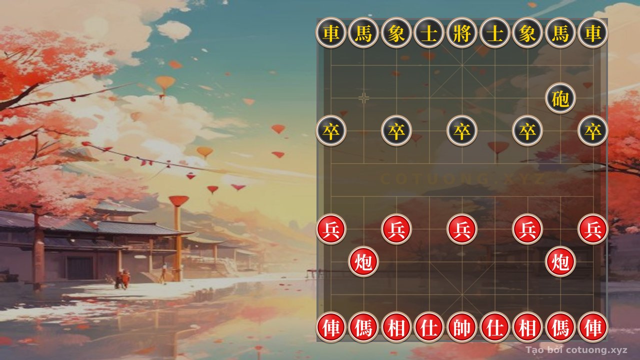 Thế cờ: Classic Xiangqi Tips: The Double Rook Double Cannon Battle and Deadly Traps in a Match Against AI [Master] — Cờ Tướng Online
