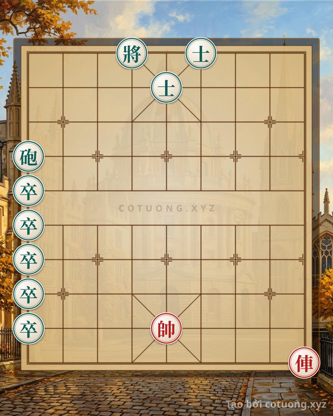 Challenge: Black General Encircled by Red: 