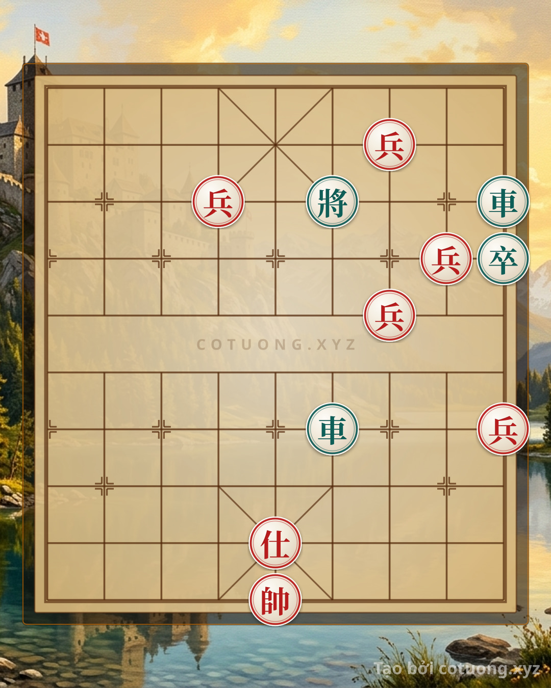 Challenge: Xiangqi Strategy: Red Attacks, Black Counters - Masterful Level 9/10 Tactics - Can you solve it?