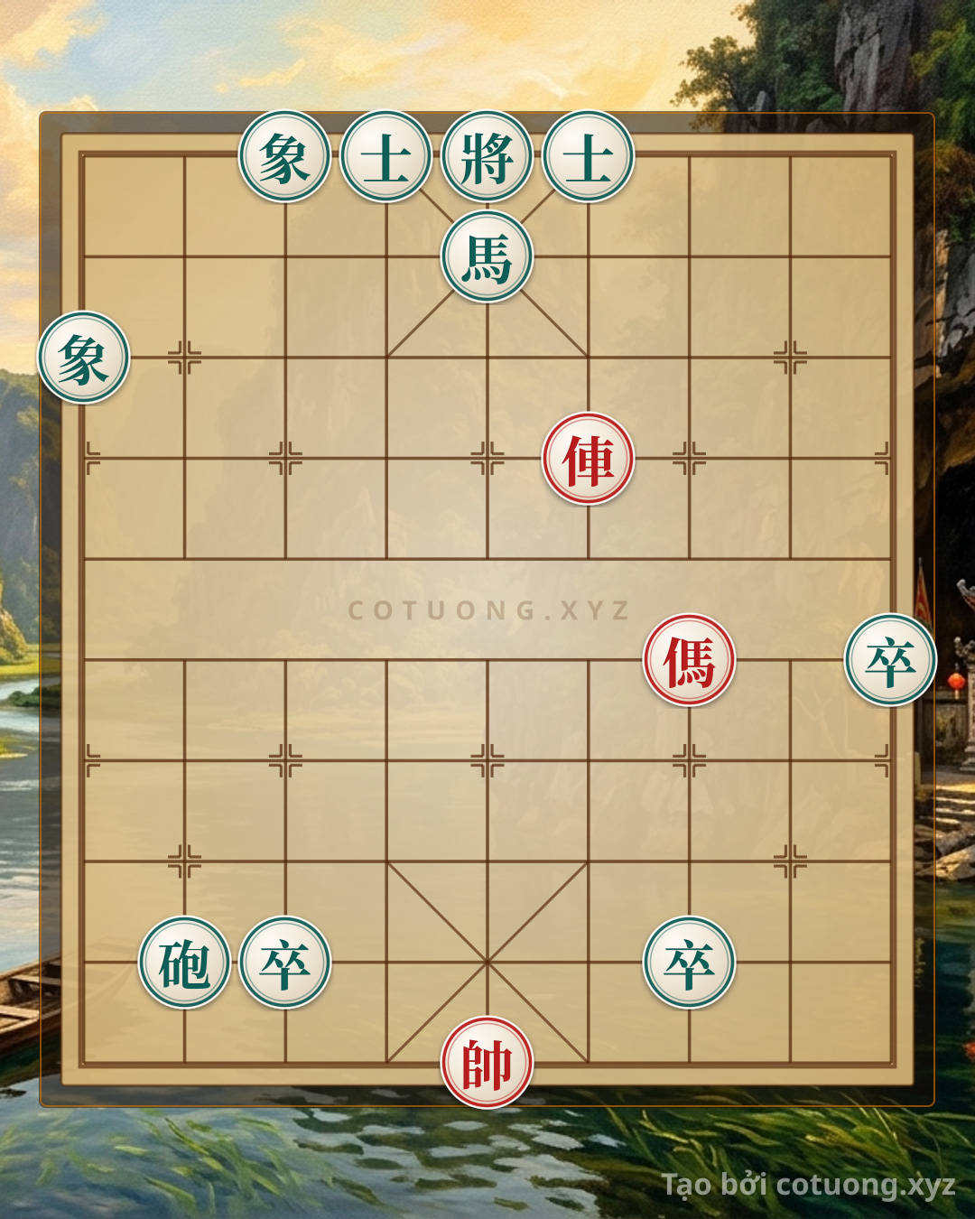 Challenge: Unique Chess Position: Red Chariot Attacks, Black General in Danger - Can you solve it?