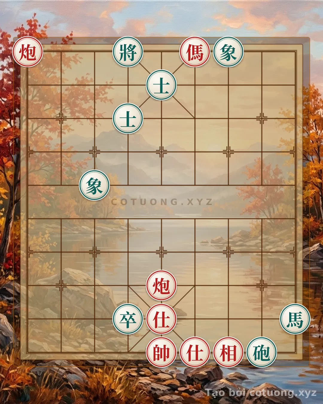 Thế cờ: The Secret to Countering the Black Horse Cannon: Instantly Defeat the Deadly Black Horse Cannon Strategy! — Cờ Tướng Online