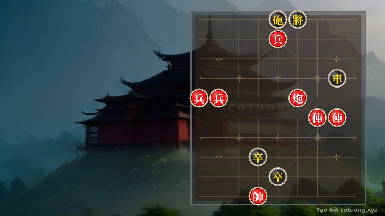 Thế cờ: Xiangqi: The Black Horse Trick with the Empty Cannon - Sacrifice Strategy — Cờ Tướng Online