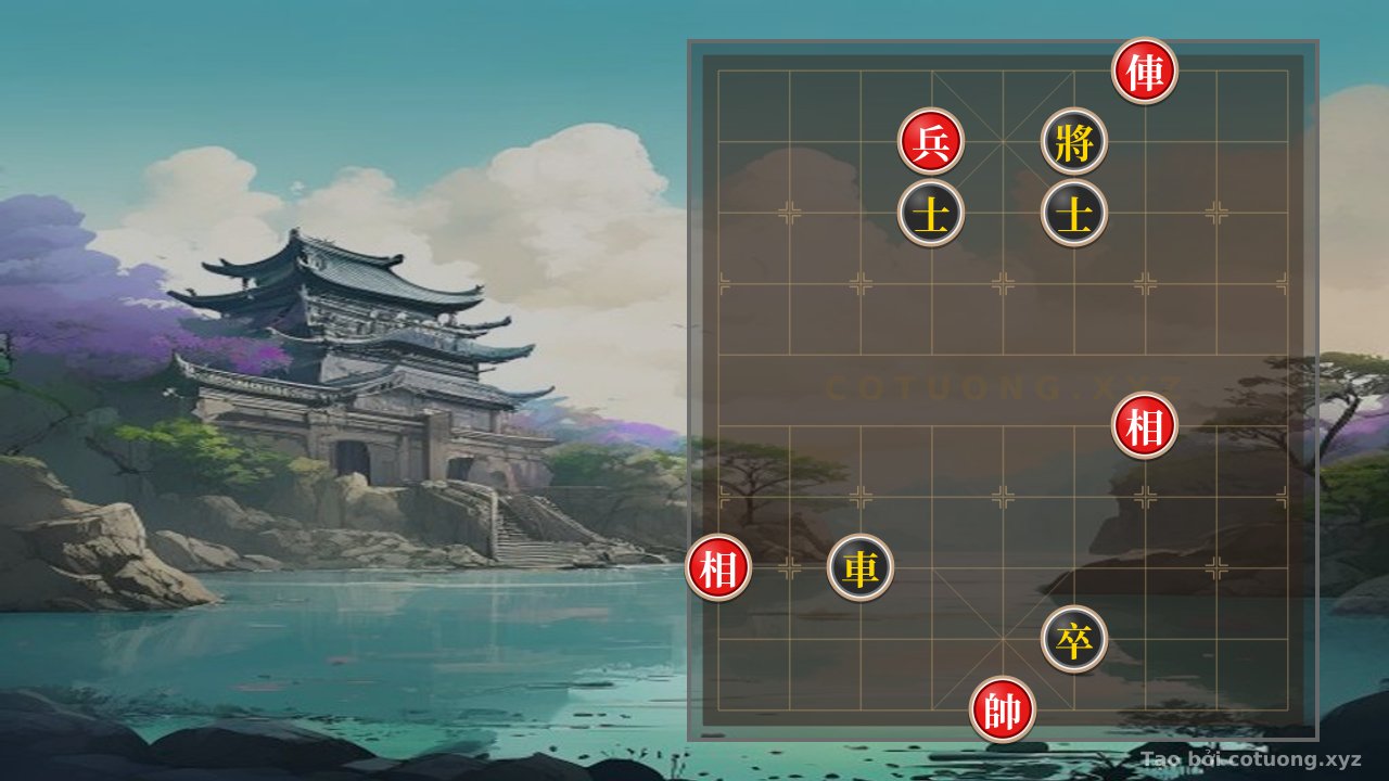 Thế cờ: The Lone Bridge Strategy: How the Red Chariot's 3-Line Formation is Counterattacked? — Cờ Tướng Online