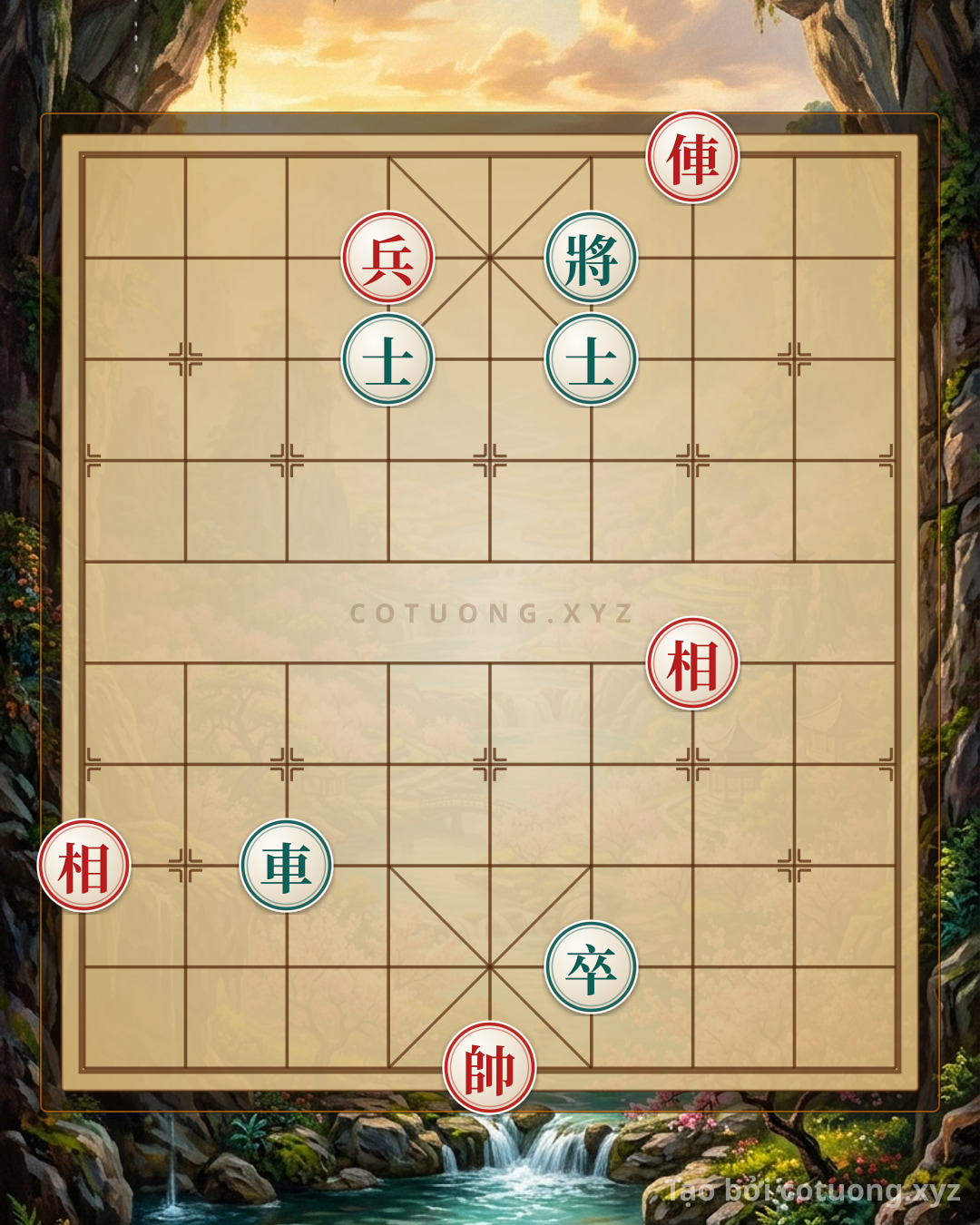 Challenge: The Lone Bridge Strategy: How the Red Chariot's 3-Line Formation is Counterattacked? - Can you solve it?