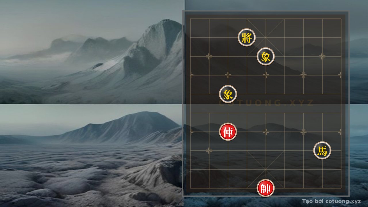 Thế cờ: XIANGQI (CHINESE CHESS): RED ROOK THREATENS - BLACK'S IRON DEFENSE WAITS FOR THE RIGHT MOMENT TO COUNTERATTACK! — Cờ Tướng Online