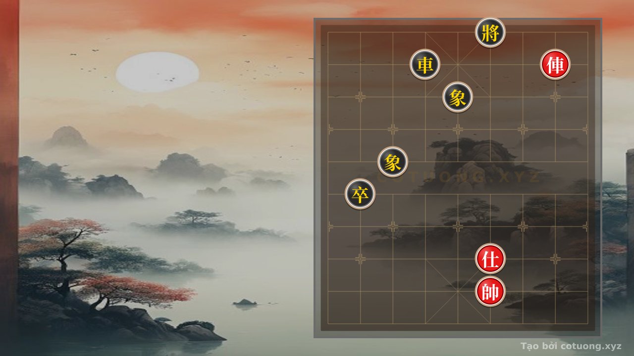 Thế cờ: The Secret to Defeating the Rook and Two Bishops: When the Red Minister Flips the Board in a Matter of Inches! — Cờ Tướng Online