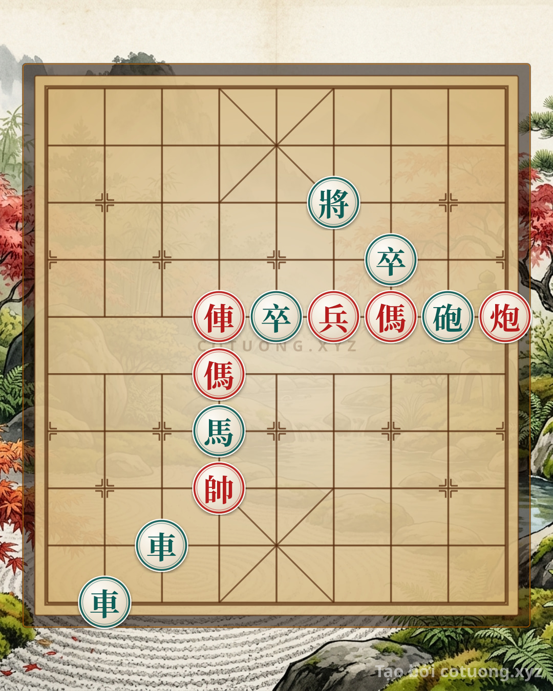 Challenge: Xiangqi Super Difficult: Red's Strategy Against Black's Elephant on the First Rank - Can you solve it?