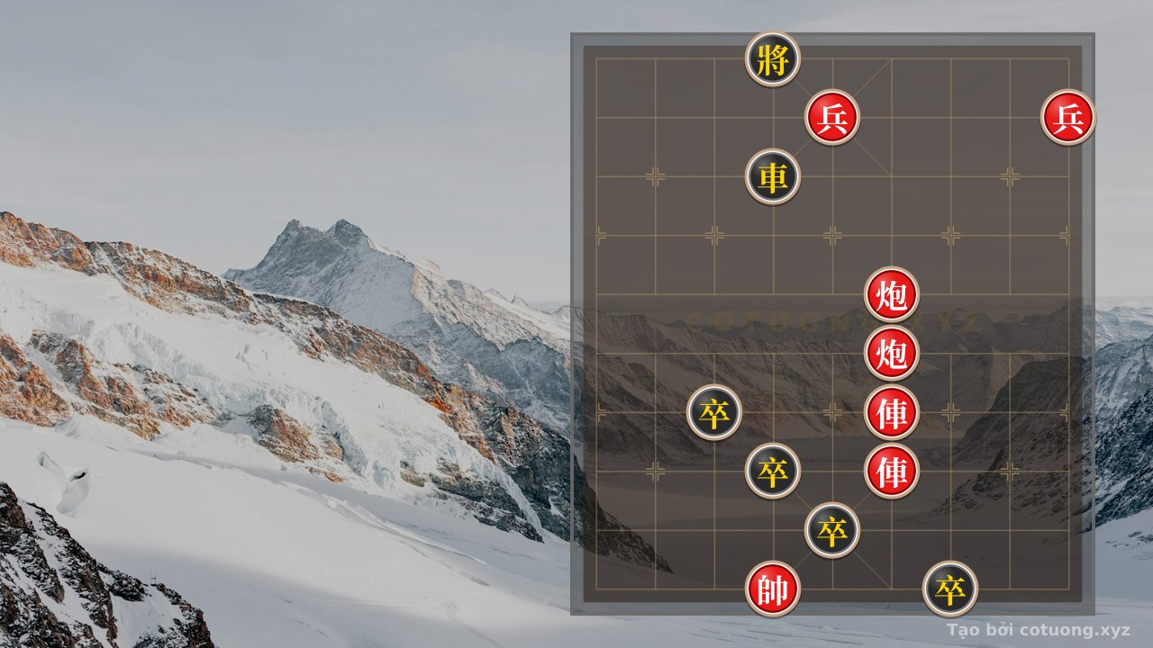 Thế cờ: Xiangqi Endgame Secrets: 2 Rooks, 2 Cannons, and 2 Pawns vs. 4 Pawns - The Heartbreaking Move That Flips the Board — Cờ Tướng Online