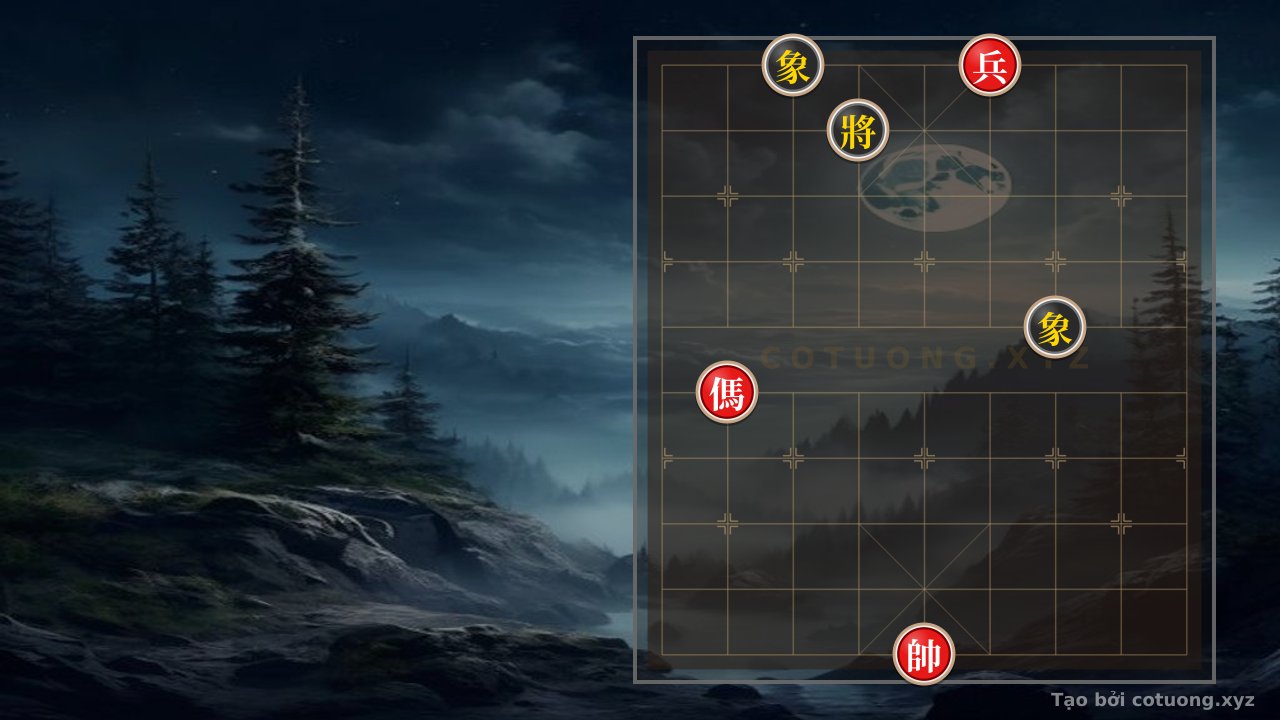 Thế cờ: Xiangqi (Chinese Chess) Puzzle: When the Red Horse Dances Across the Battlefield — Cờ Tướng Online