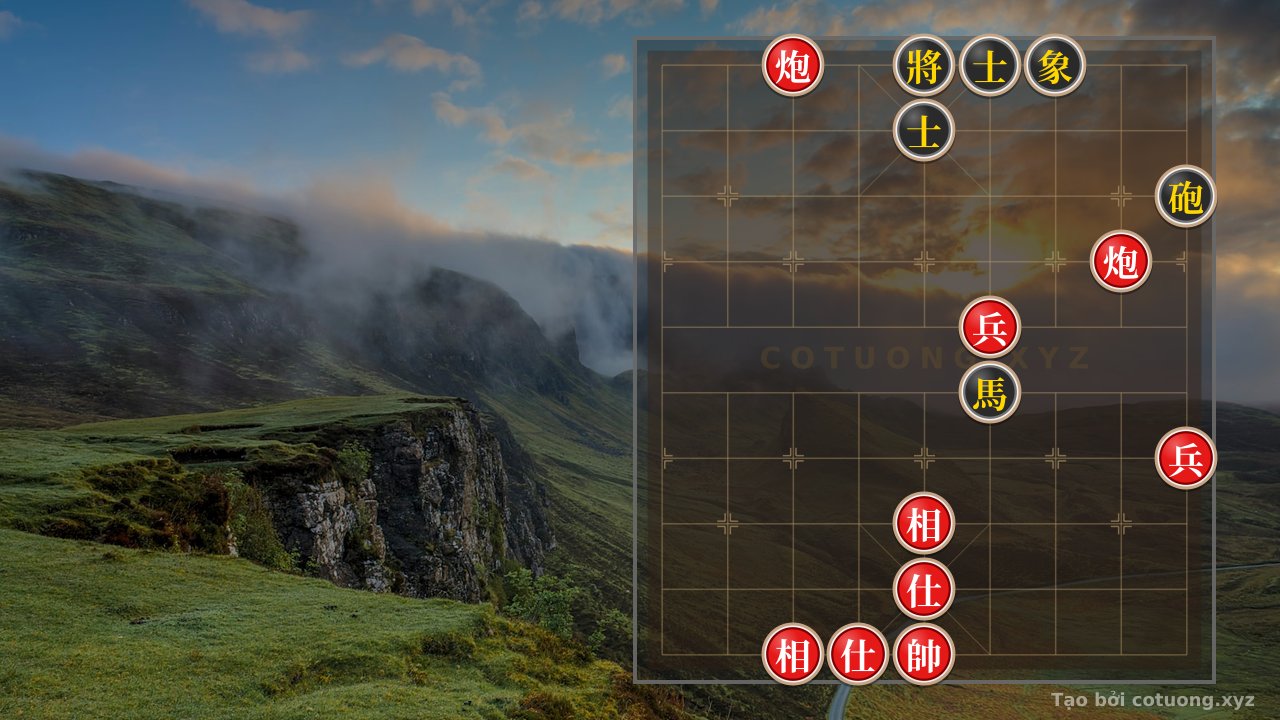 Thế cờ: Masterstroke in Endgame: 2Cannons 2Pawns 2Advisors 2Elephants Beat Cannon Horse 2Advisors Elephant - Hidden Tactics of Xiangqi Masters — Cờ Tướng Online