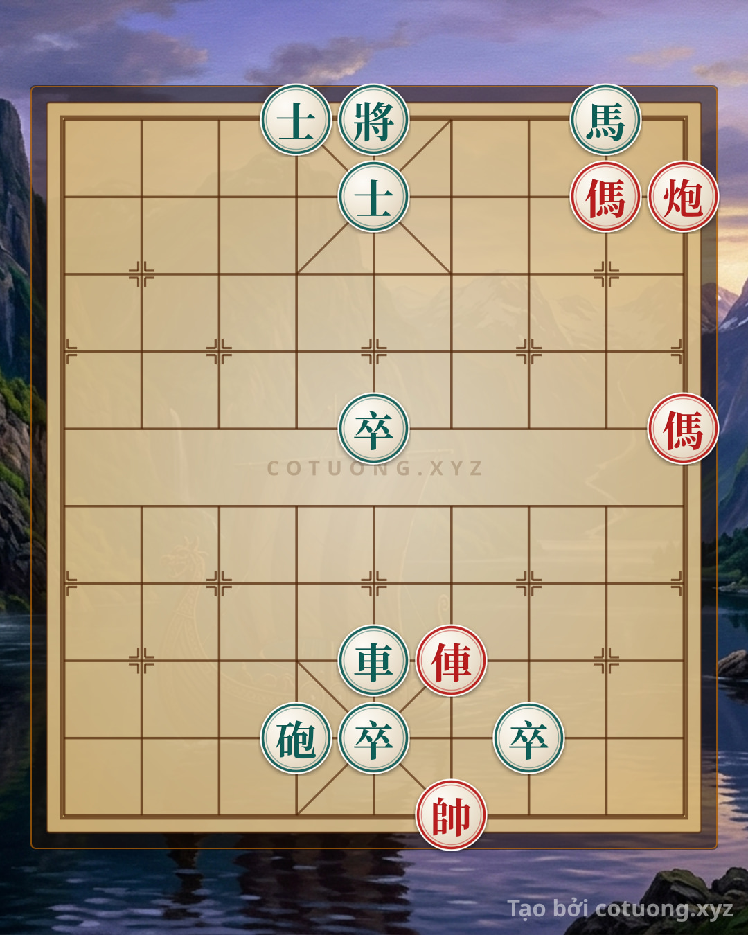 Challenge: Xiangqi Tactics: Analyzing Exciting Positions with Xúc Tu Đồng Hành - Can you solve it?