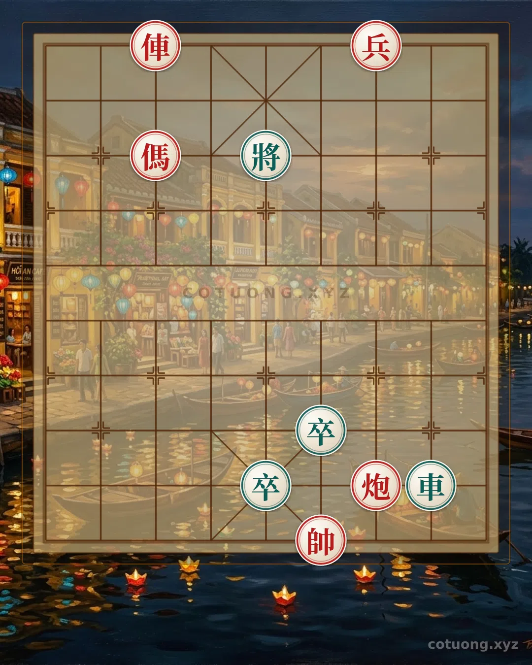 Thử Thách: Bí ẩn thế cờ 'Pháo trống chờ xe đâm' - Giải mã chiến thuật 7/10 - Bạn có thể giải được?