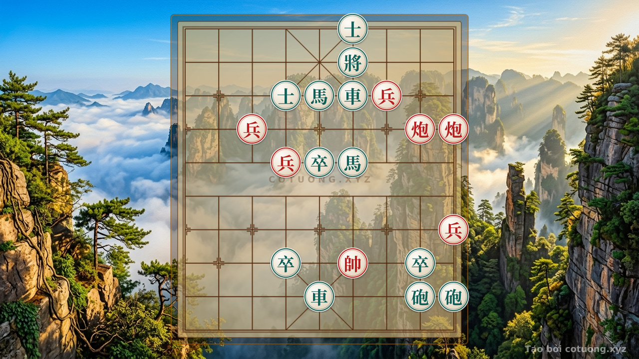 Thế cờ: Xiangqi Online: Winning with Psychology & Tactics - Solution for the Critical Position — Cờ Tướng Online
