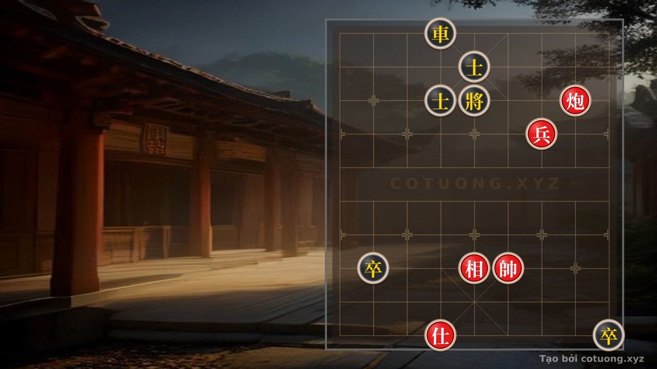 Thế cờ: The Mystery of the Xiangqi Board: Black Rook on File 4 and the Empty Red Cannon Strategy — Cờ Tướng Online