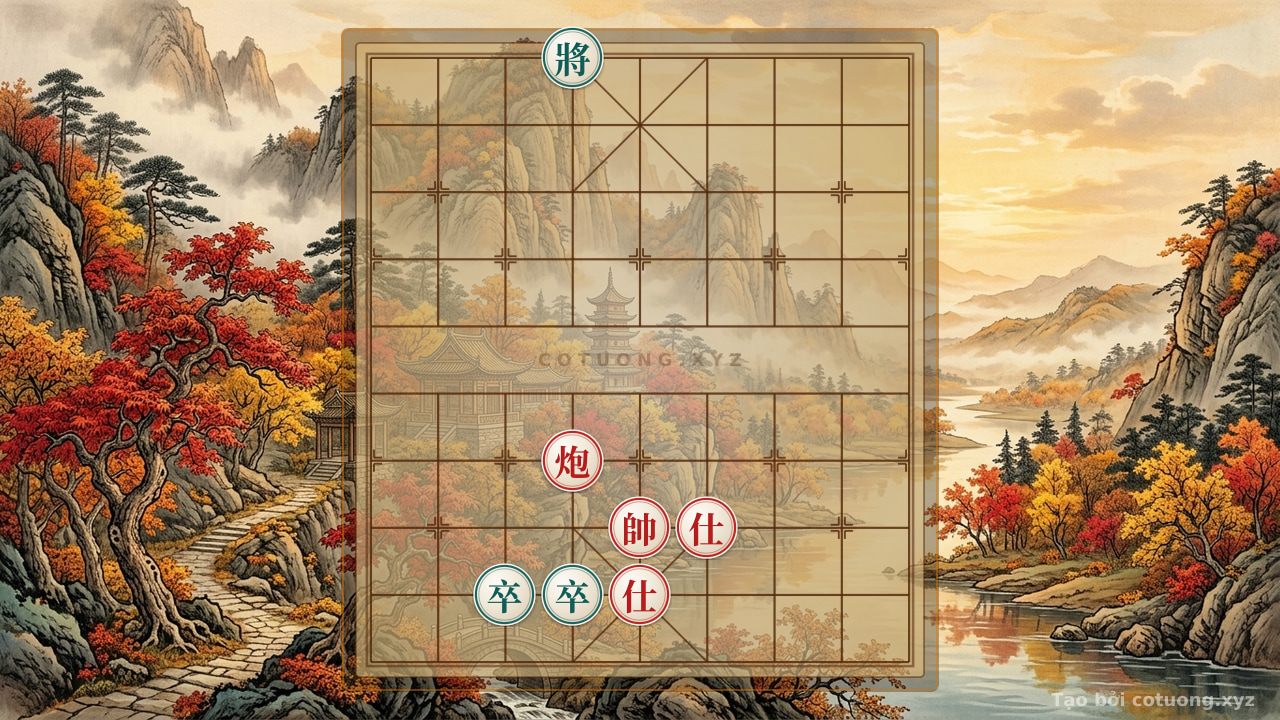 Thế cờ: Xiangqi (Chinese Chess): Cannon 2 Advisors Beat 2 Pawns - The Deadly Strategy of a Grandmaster — Cờ Tướng Online
