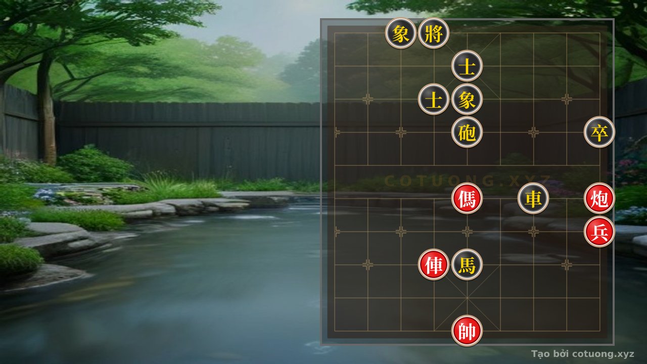 Thế cờ: Xiangqi: Red's Tactical Checkmate in 1/10 Moves - Learn from Basic Opening — Cờ Tướng Online