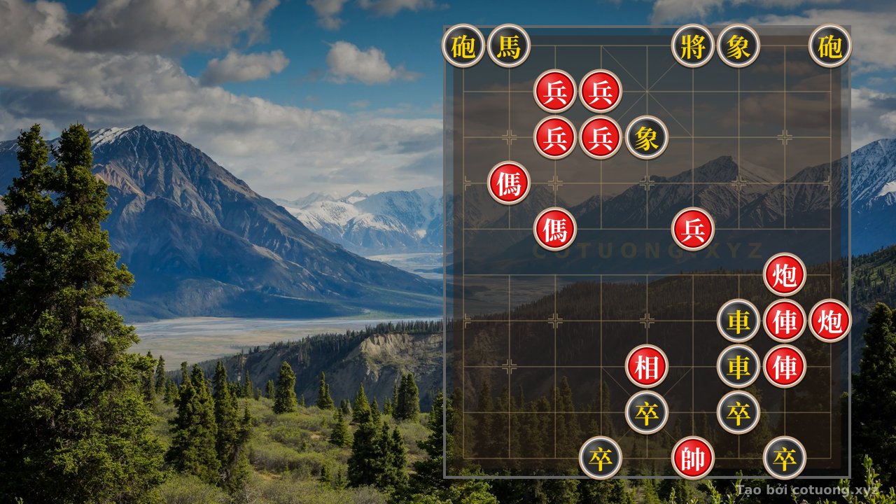 Thế cờ: The Secret of Counterattacking in Xiangqi: Black Under Pressure, Red Unexpectedly Loses — Cờ Tướng Online