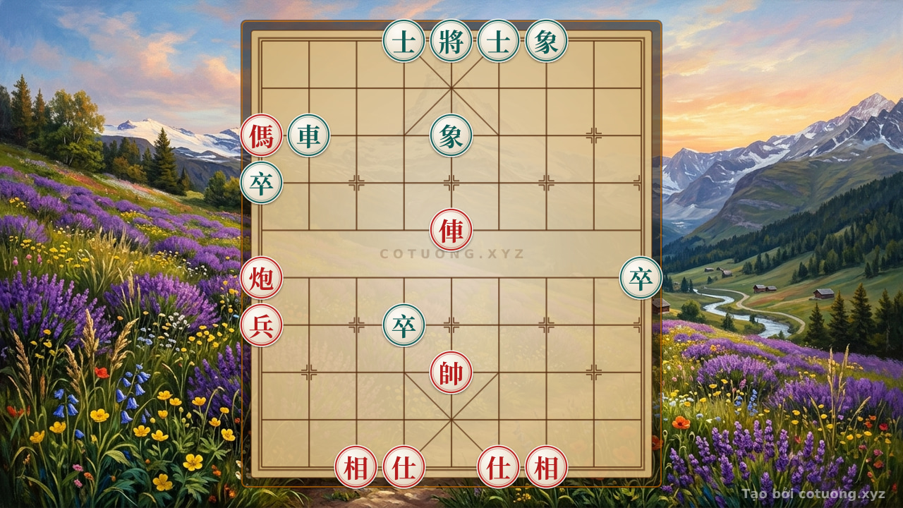 Thế cờ: Endgame Mastery: Red's Rook Cannon Horse Pawn 2 Advisors 2 Elephants vs. Black's Rook 3 Pawns 2 Advisors 2 Elephants - Winning Strategies in Xiangqi — Cờ Tướng Online