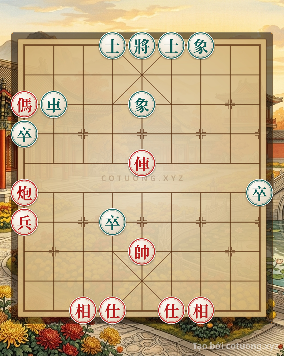 Challenge: Endgame Mastery: Red's Rook Cannon Horse Pawn 2 Advisors 2 Elephants vs. Black's Rook 3 Pawns 2 Advisors 2 Elephants - Winning Strategies in Xiangqi - Can you solve it?