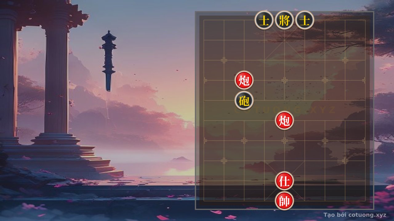 Thế cờ: Bloody Checkmate: Red Cannon Retreats to 5-7 - Brutal Tactics — Cờ Tướng Online