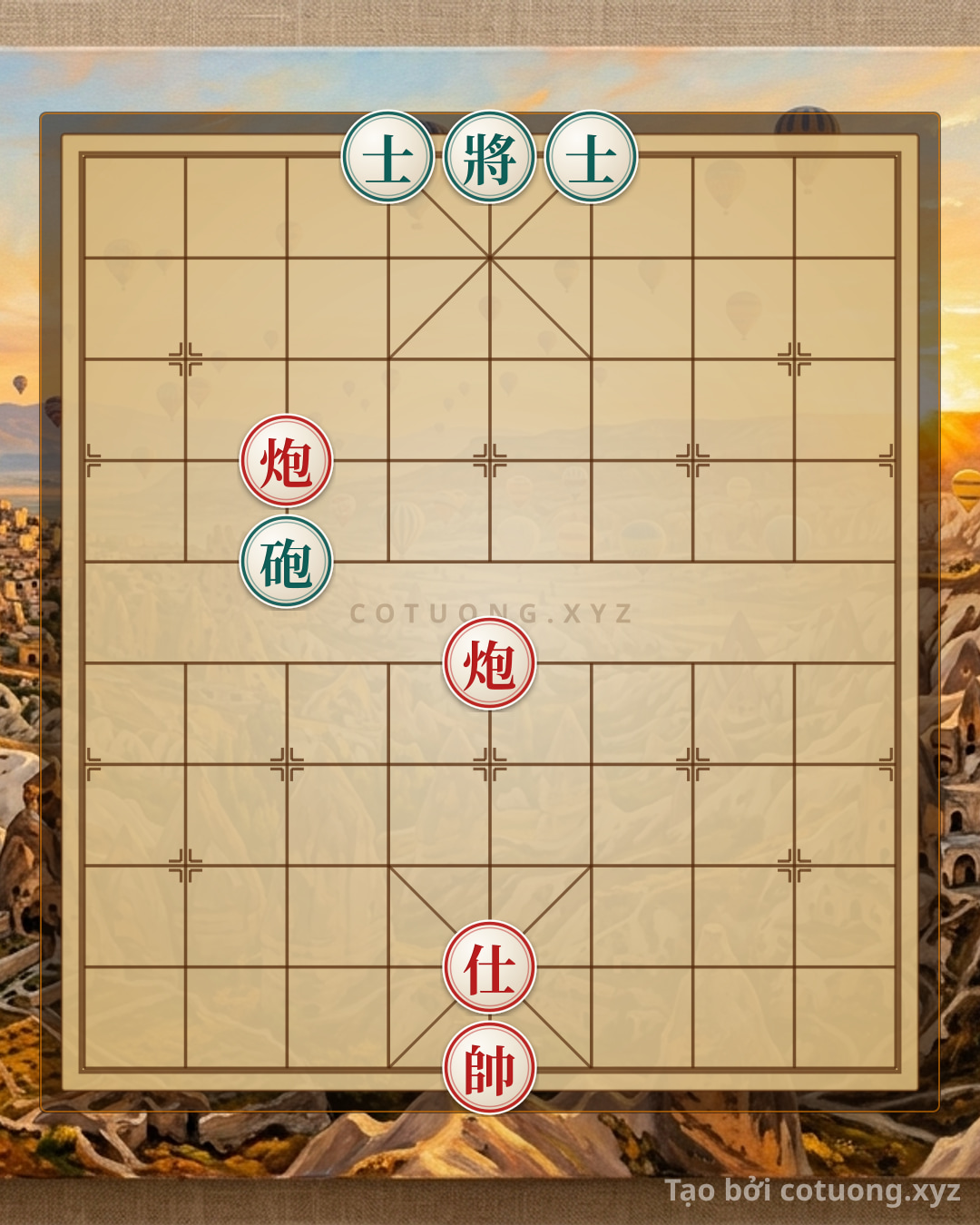 Challenge: Bloody Checkmate: Red Cannon Retreats to 5-7 - Brutal Tactics - Can you solve it?