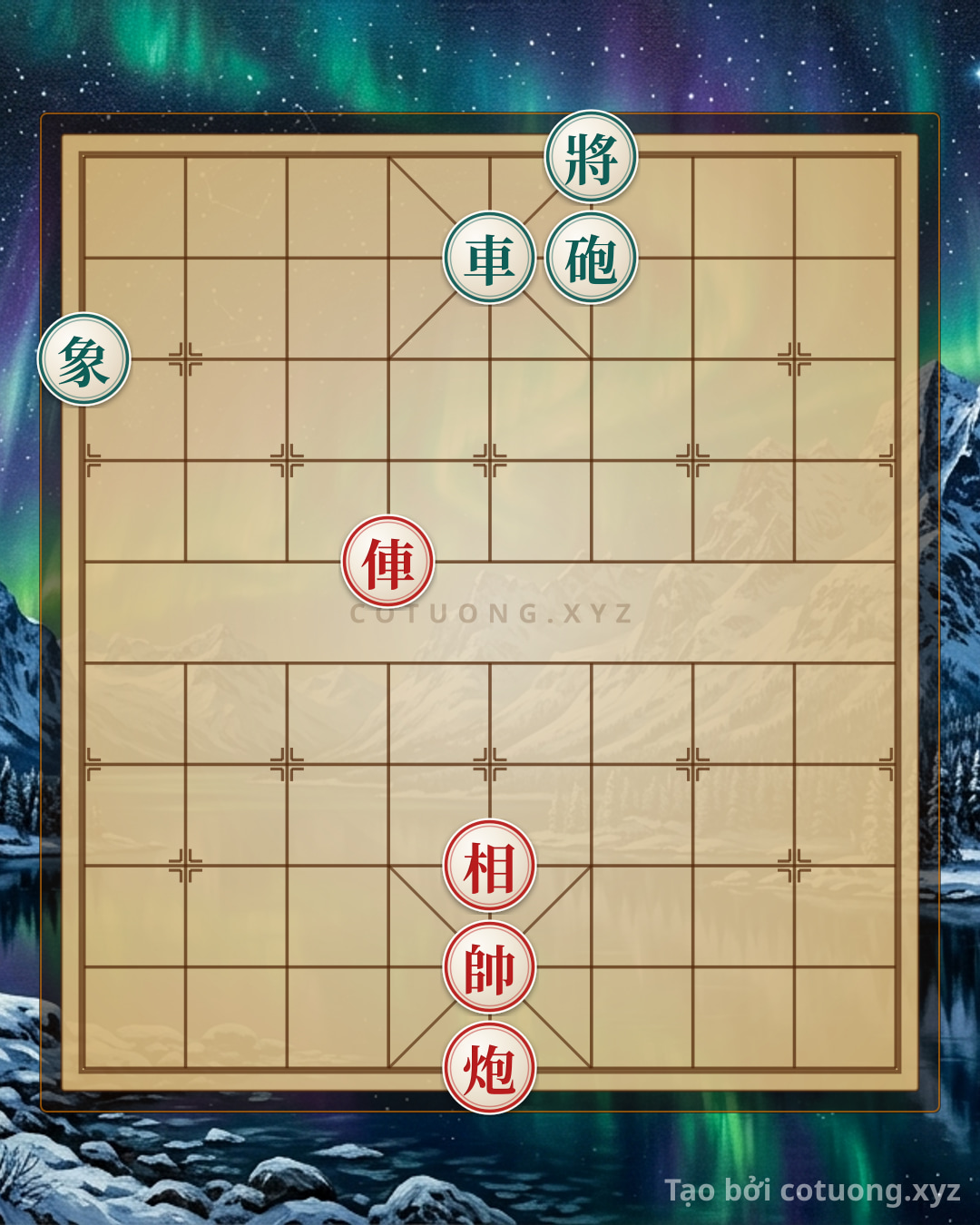 Challenge: Unexpected Counterattack: The Red Cannon's Deceptive Strategy Against the Black General in a Perilous Xiangqi Position - Can you solve it?