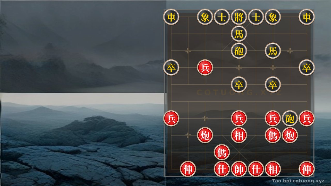 Thế cờ: Xiangqi (Chinese Chess): The Lesson of Resilience from the 'Double Horse Interlocking' Position — Cờ Tướng Online